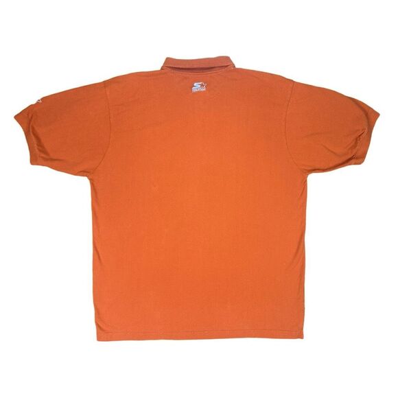 Vintage Starter University of Texas Longhorns Embroidered Polo Shirt - Size XL - Picture 4 of 7